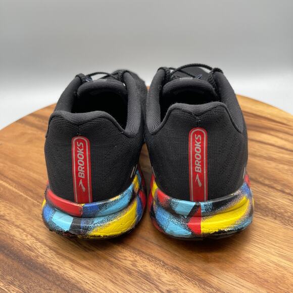 Brooks Launch 8 Shoes Mens Size 10.5 Black Running Comfort Walking Gym Sneakers - Picture 4 of 8